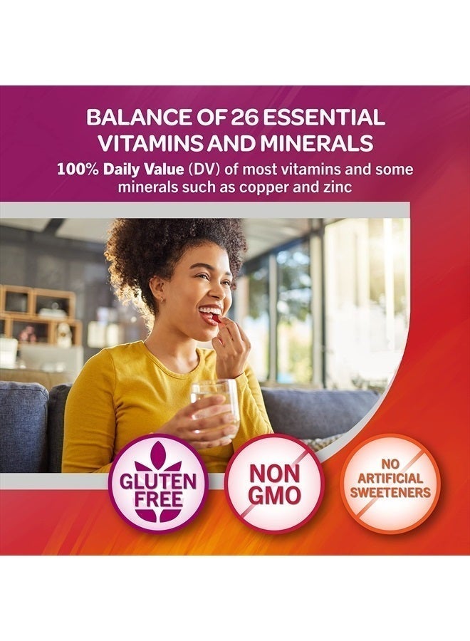 Geritol , Multivitamin Supplement, Contains B-Vitamins, Antioxidants, Vitamins C, E & D and Iron, 26 Essential Vitamins and Minerals, Gluten-Free, Non-GMO, No Artificial Sweeteners, 40 Tablets - Image 5